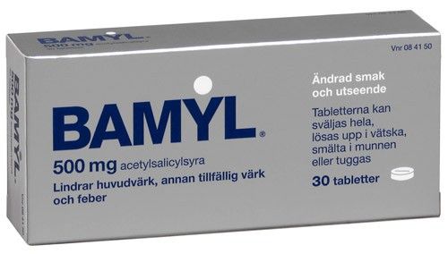 Bamyl, tablett 500 mg, 30 st