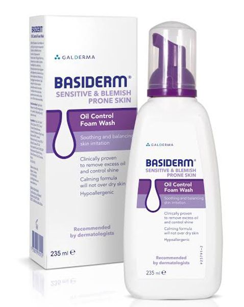 Basiderm Oil Control Foam Wash, 236 ml