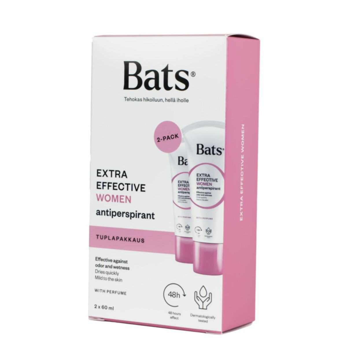 Bats Roll-on Women Antiperspirantti kampanjapakkaus 2x60ml