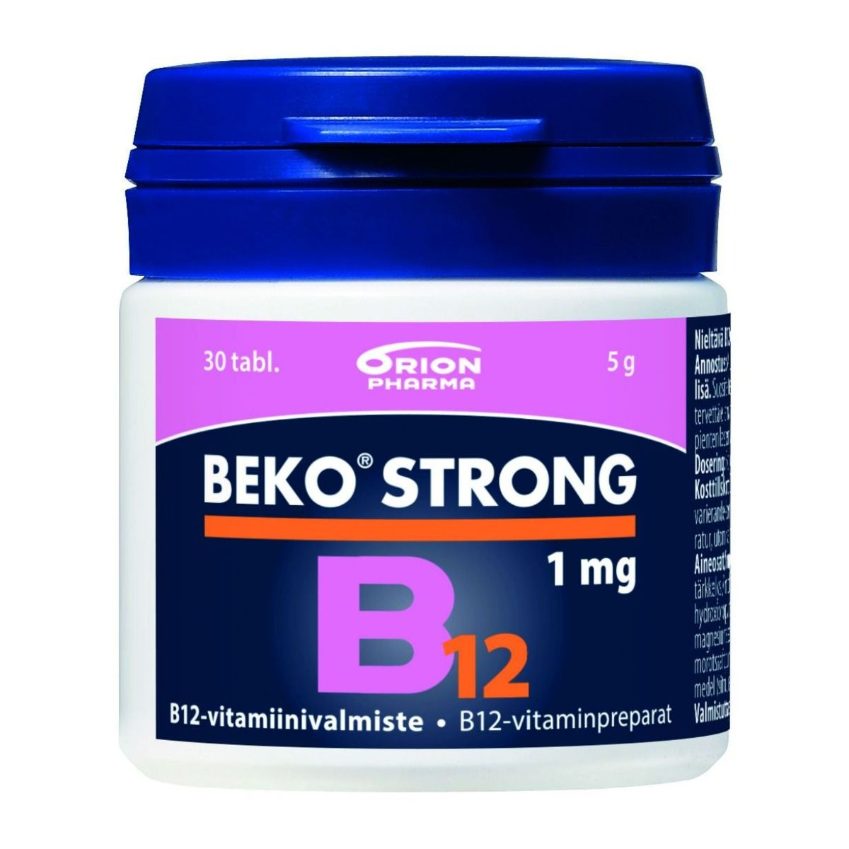 Beko Strong B12 1 mg 30 tabl.