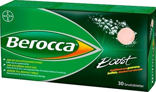 Berocca Boost vitamiini-ja kivennäisainevalmiste poretabletti 30 kpl