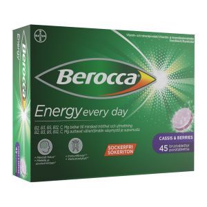 Berocca Energy Cassis & Berries poretabletti 45 kpl