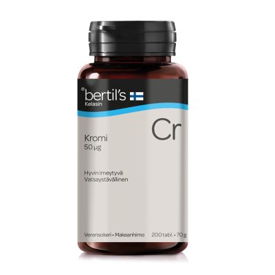 Bertil's Kelasin kromi, 200 tabl