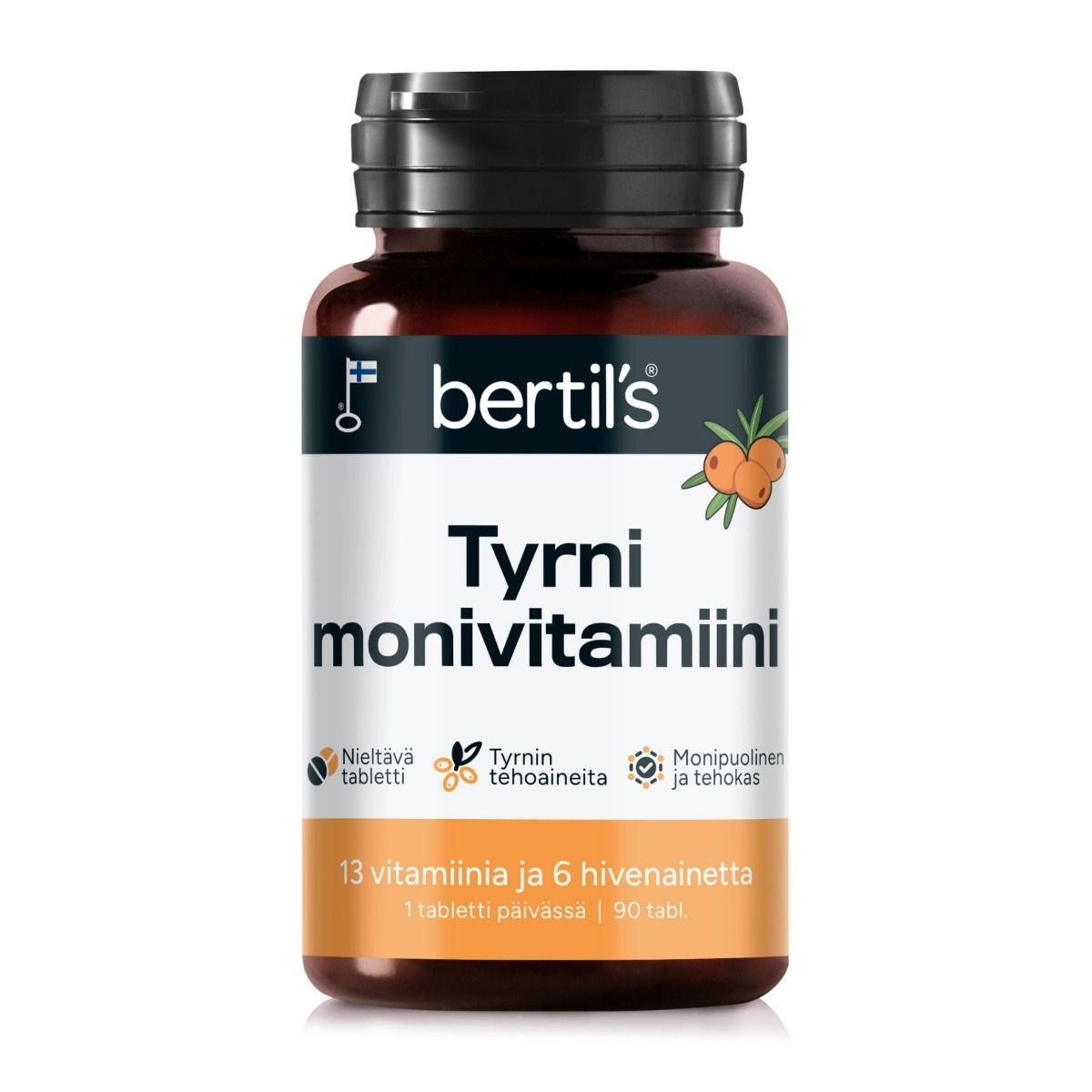 bertil's Monivitamiini Tyrni 90 tabl.