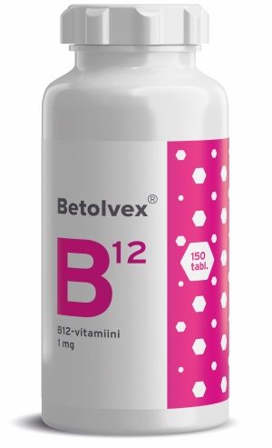 Betolvex 1 mg B12-vitamiini 150 tablettia
