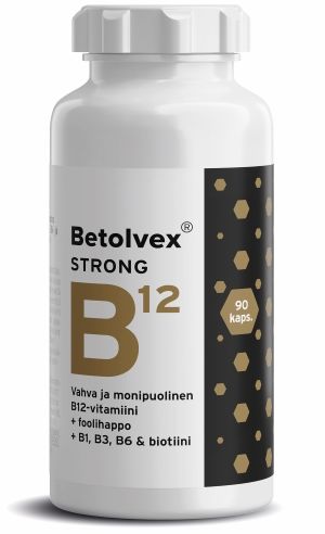 Betolvex Strong 1,25 mg  B12-vitamiinivalmiste 90 kapselia