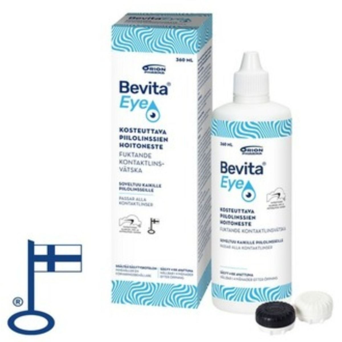 Bevita Eye Kosteuttava Piilolinssien hoitoneste 360 ml