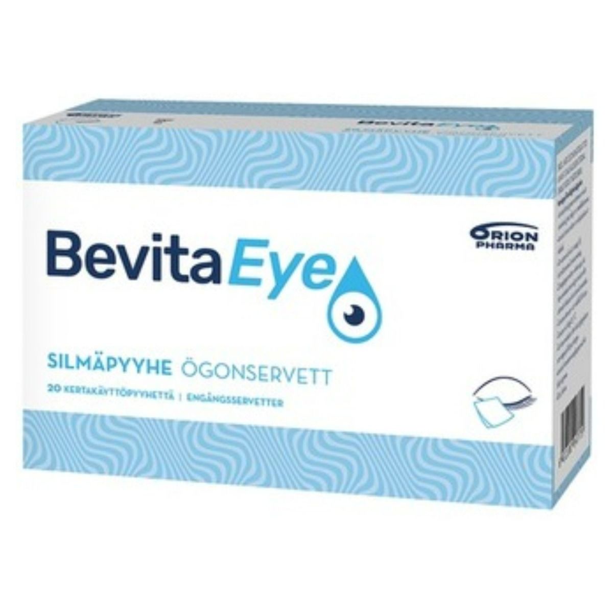 Bevita Eye silmäpyyhe 20 kpl