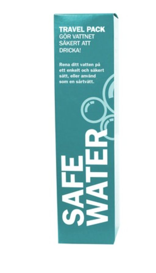 BioCool Safe Water Travel Pack, 50 st