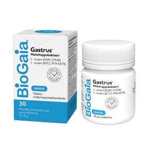 BioGaia Gastrus maitohappobakteerivalmiste purutabletti 30kpl