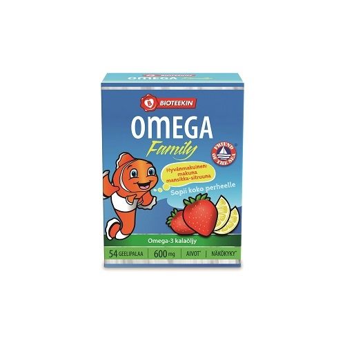 Bioteekki Omega Family geelipala 54 kpl