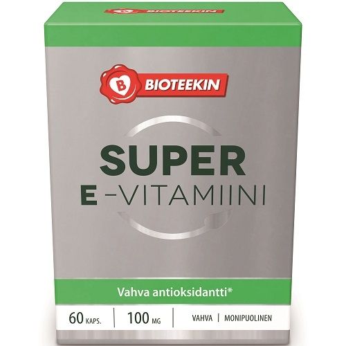 Bioteekki Super E-vitamiini, 60 kaps.                          