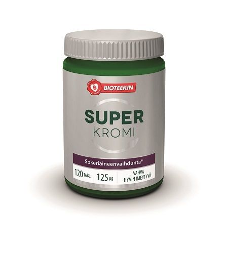 Bioteekki Super Kromi 120 tabl.