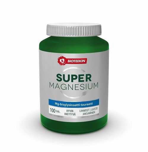 Bioteekki Super Magnesium tabletti 100 kpl