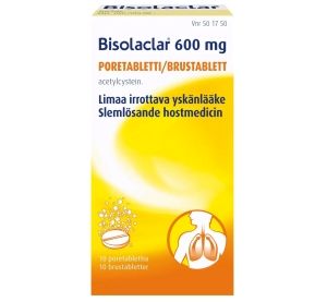 BISOLACLAR 600 mg 10 fol poretabl