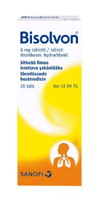 BISOLVON 8 mg 20  tablettia
