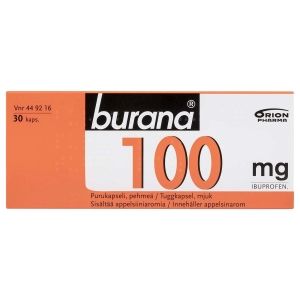 Burana 100 mg 30 CHEW CAPS