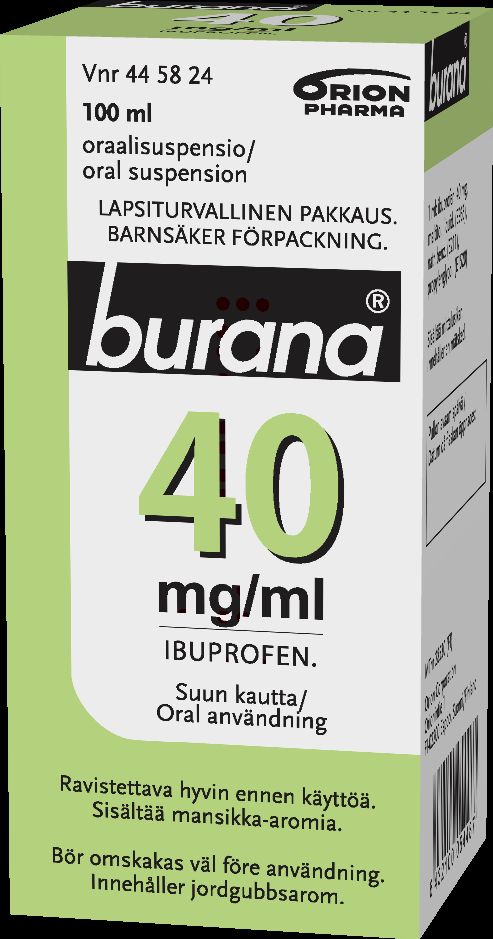 BURANA 40 mg/ml 100 ml oraalisusp