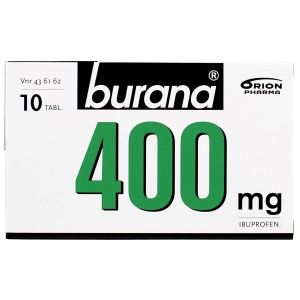 BURANA 400 mg 10 kpl tabl, kalvopääll