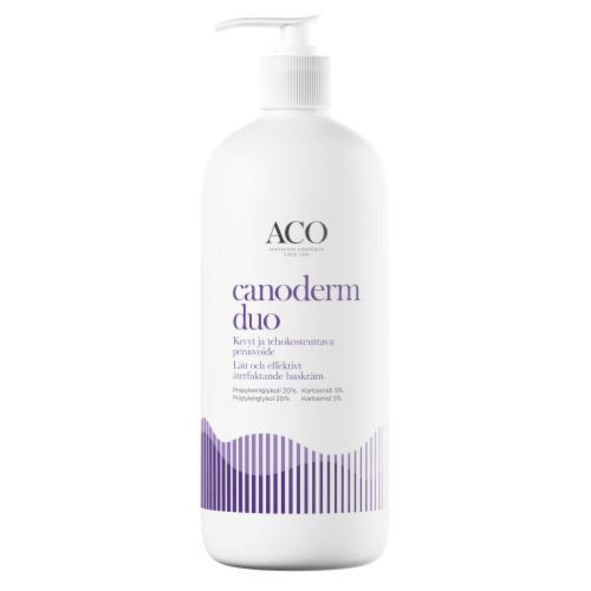 ACO Canoderm Duo perusvoide pumppupullo 730 g