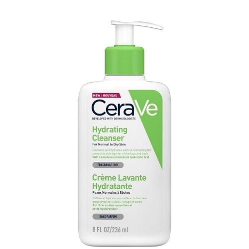 CeraVe Hydrating Cleanser kosteuttava puhdistustuote, 236 ml