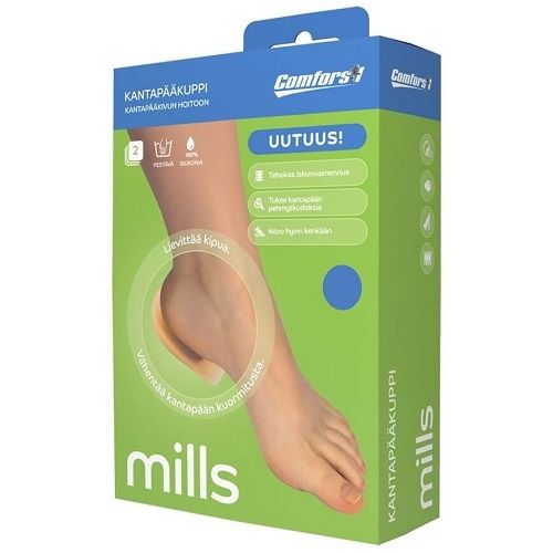 Mills Comforsil kantapääkuppi koko M (38-40), 1 pari