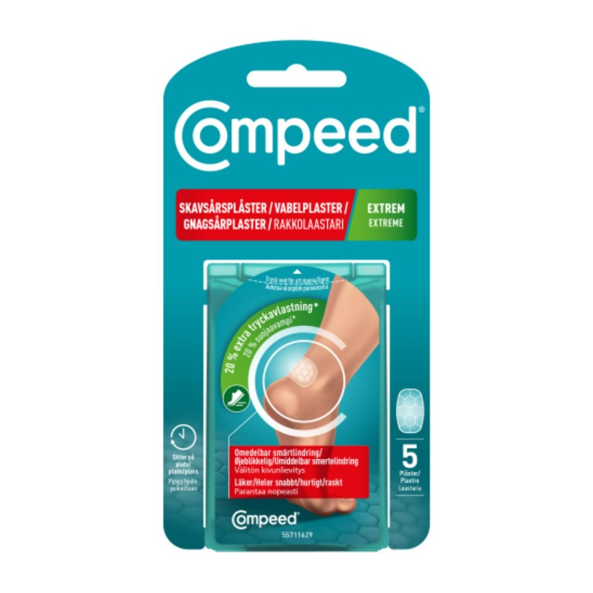Compeed Extreme Rakkolaastari 5 kpl