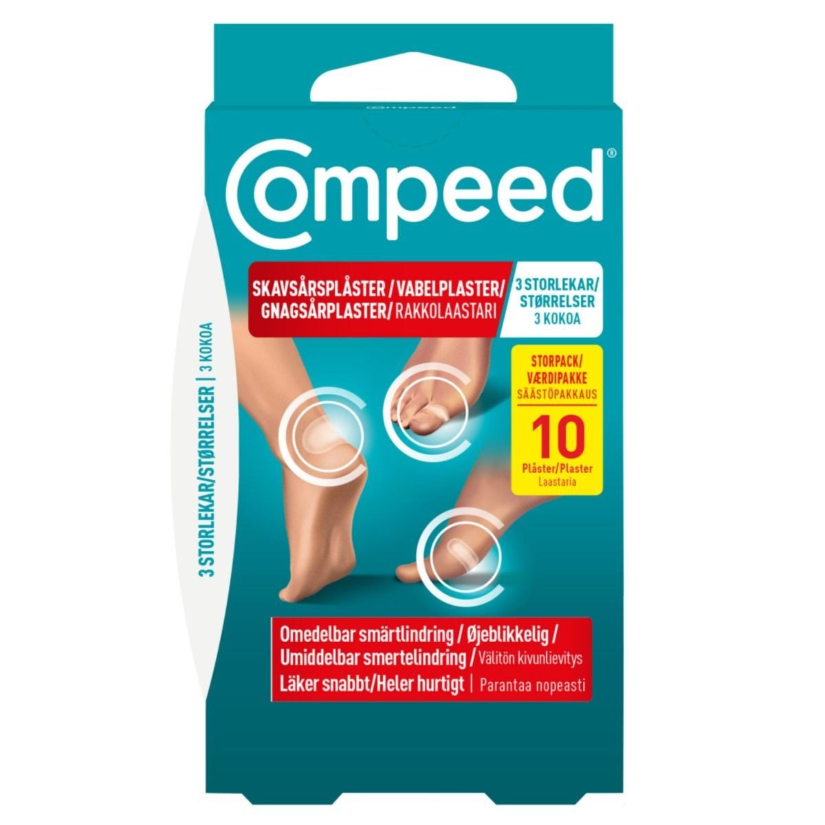 Compeed Mix Pack Rakkolaastari 10 kpl