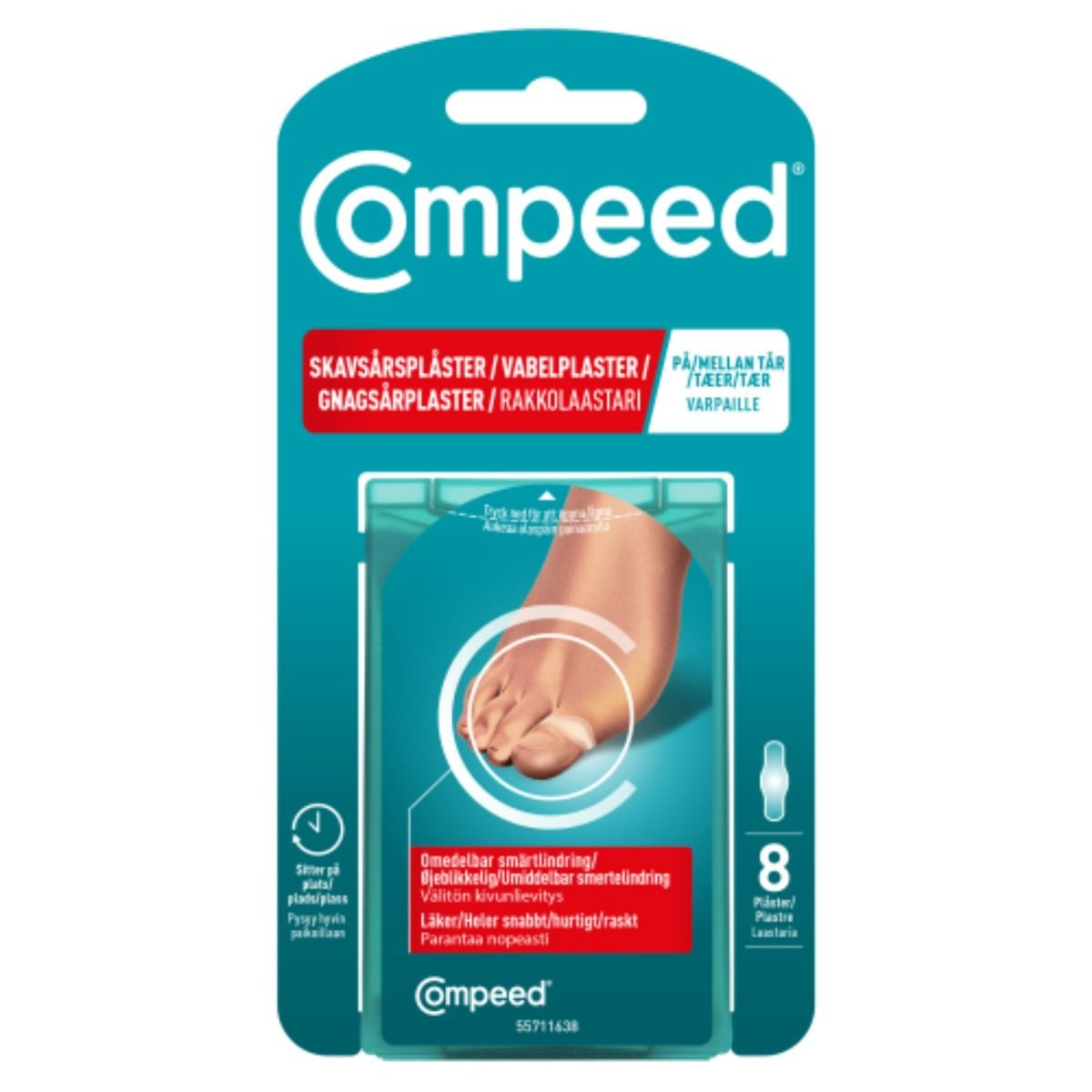 Compeed Varpaat Rakkolaastari 8 kpl