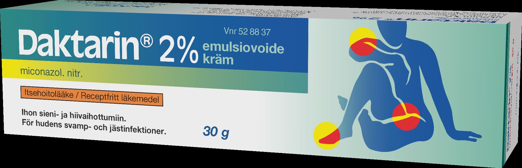 DAKTARIN 2 % 30 g emuls voide