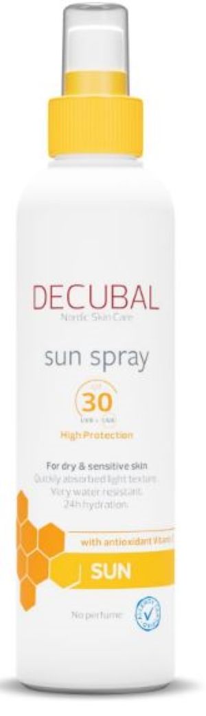 Decubal Body Sunspray SPF30 pullo 180 ml