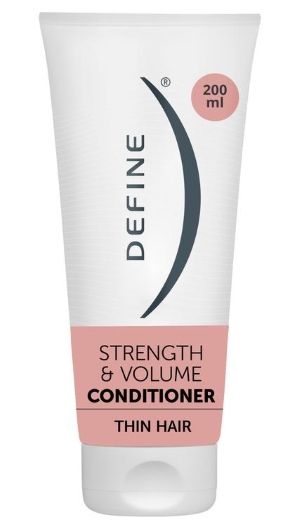 Define Strength & Volume Hoitoaine hennoille hiuksille 200ml