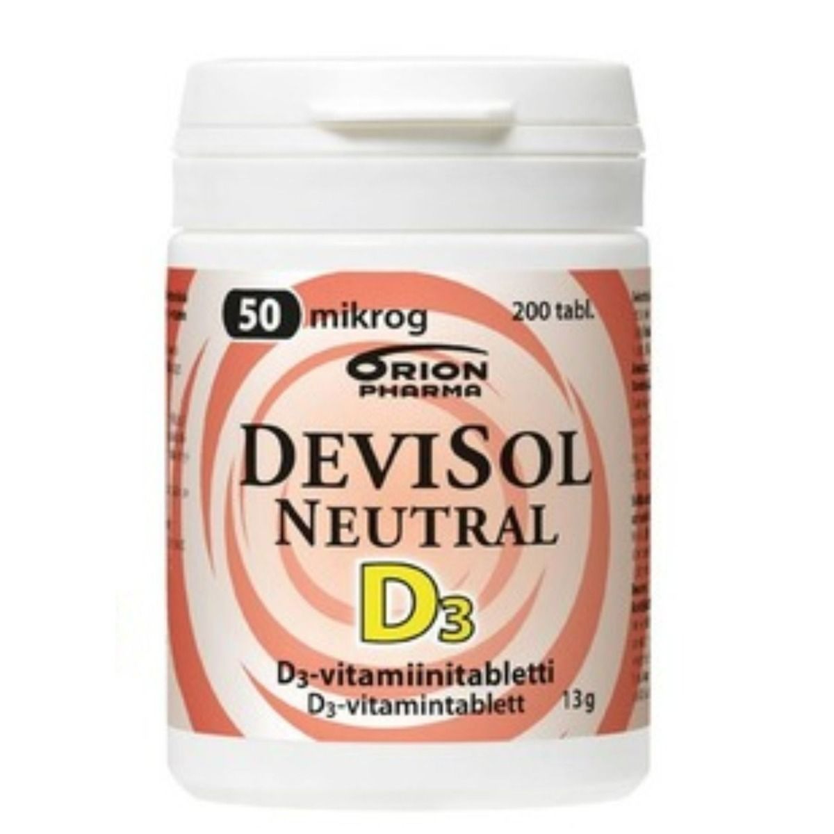 DeviSol Neutral 50 mikrog 200 tabl.