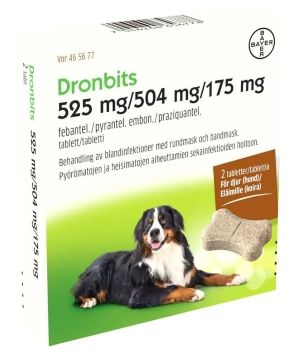 Dronbits 525 mg / 504 mg / 175 mg 2 fol tabletti