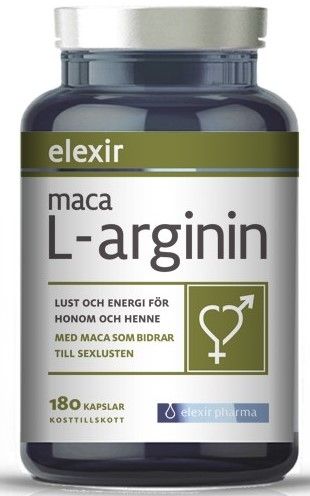 Elexir Maca L-arginin, 180 kapslar