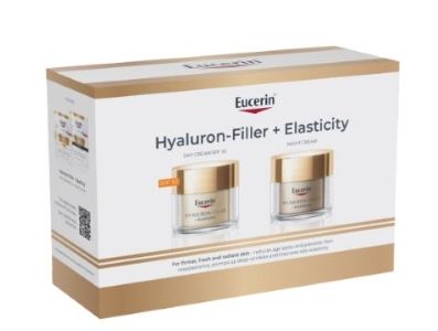 Eucerin Hyaluron-Filler Elasticity Day & Night Cream lahjapakkaus 50 ml + 50 ml
