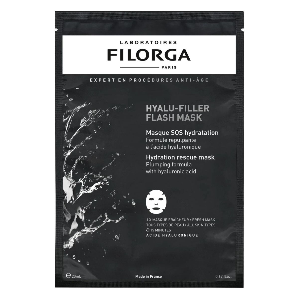 Filorga Hyalu-Filler Flash Mask kangasnaamio 1kpl