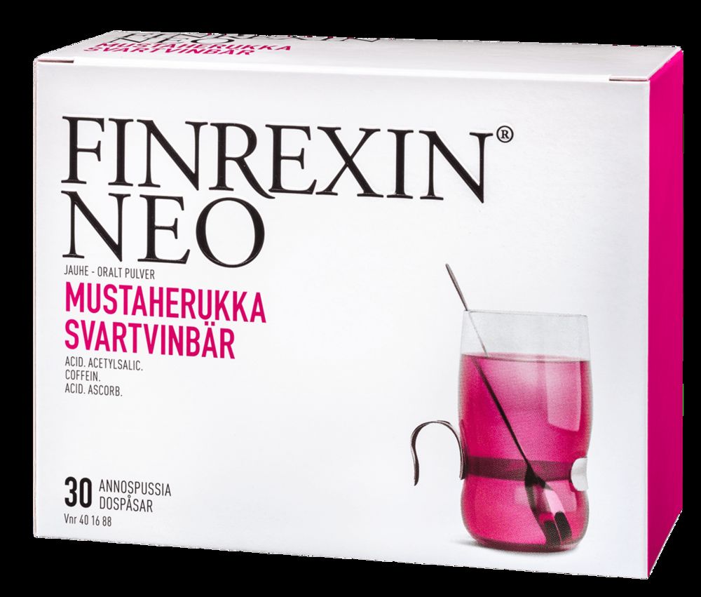 FINREXIN MUSTAHERUKKA 350/30/300 mg 30 x 5 g jauhe