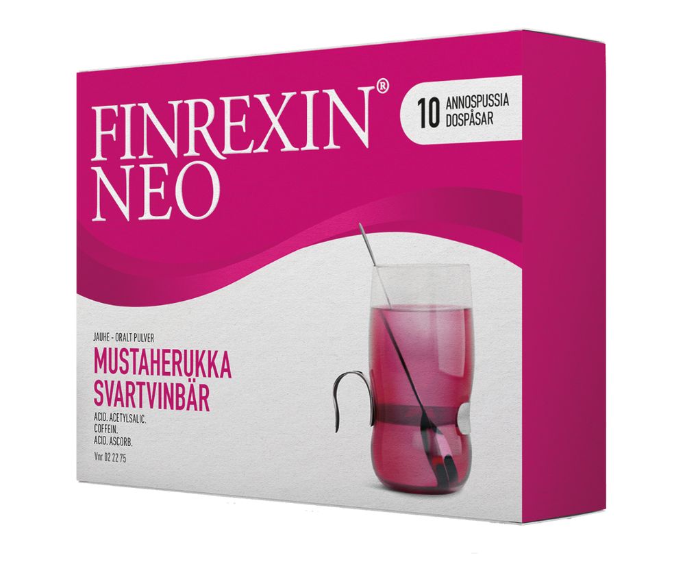 FINREXIN mustaherukka 10 x 5 g jauhe 