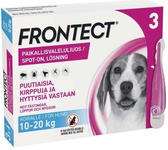Frontect 3 x 2 ml paikallisvaleluliuos