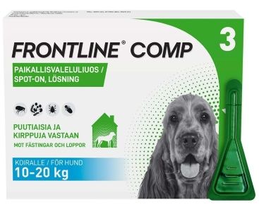 Frontline Comp 134 mg / 120.6 mg 3 x 1.34 ml paikallisvaleluliuos pipetti