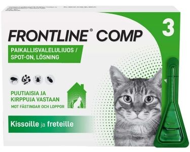 Frontline Comp 50 mg / 60 mg 3 x 0.5 ml paikallisvaleluliuos