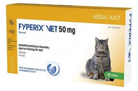 Fyperix vet 50 mg 0.50 ml paikallisvaleluliuos