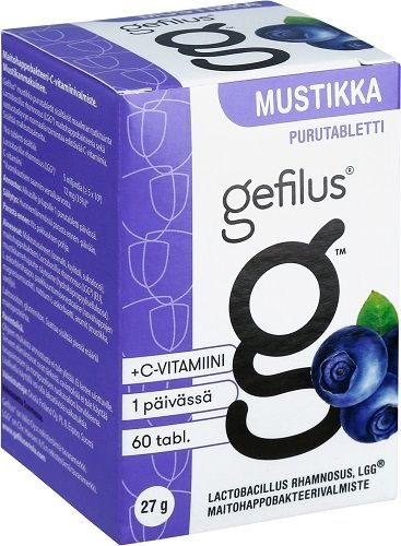 Gefilus Mustikka purutabletti, 30 kpl