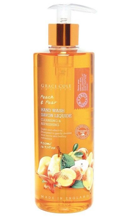 Grace Cole Fruit Works Hand Wash Peach & Pear, 500 ml