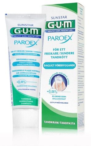 GUM Paroex 0,06% hammastahna, 75 ml