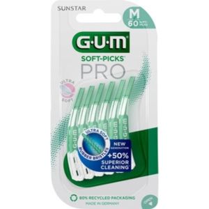 GUM Soft-Picks PRO Medium erittäin pehmeä hammasväliharja 60 kpl