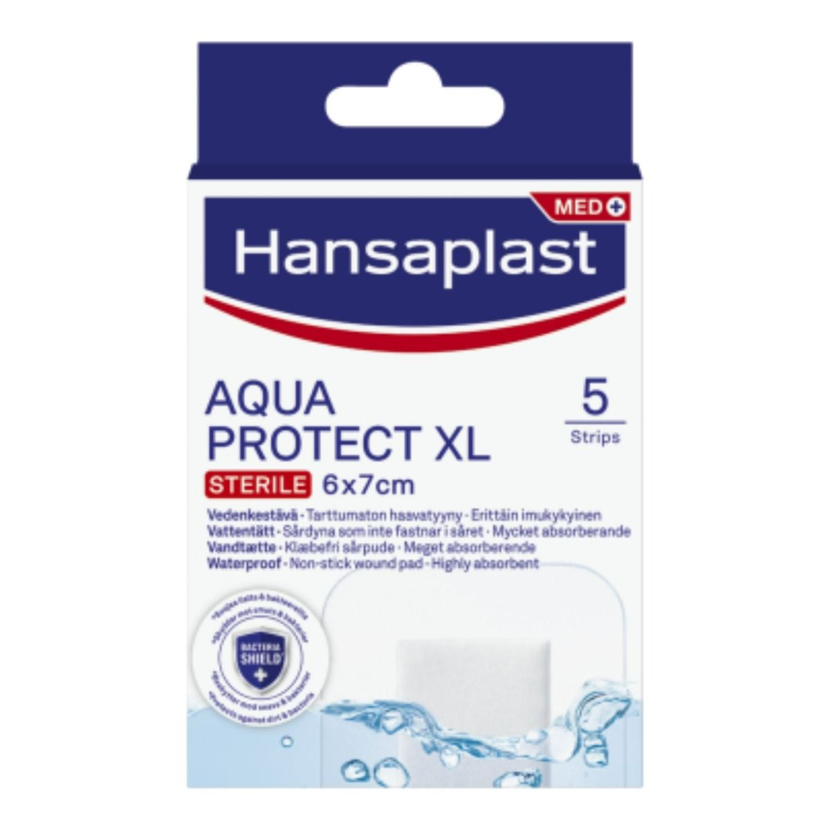 Hansaplast Aqua Protect XL 6 x 7 cm 5 kpl