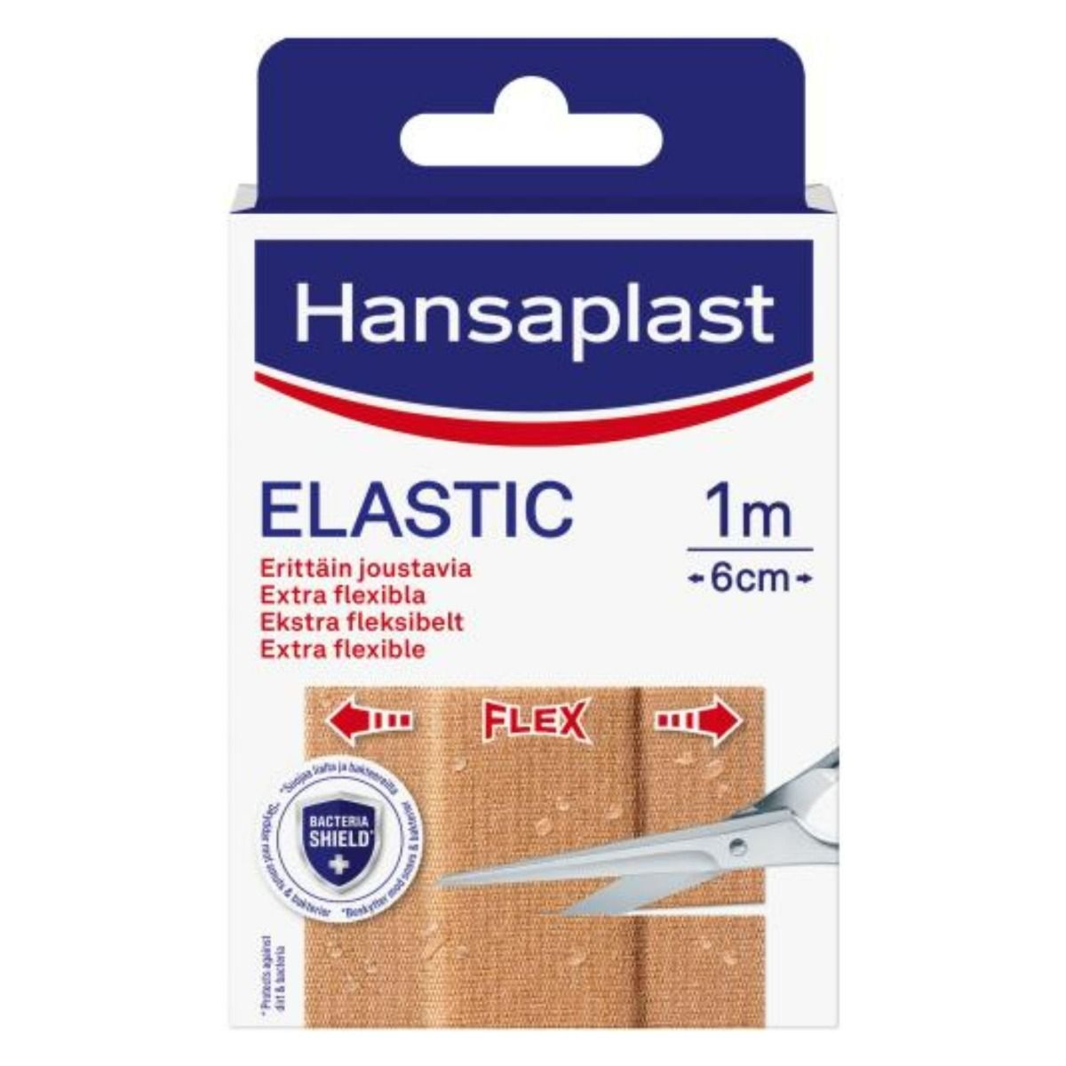 Hansaplast Elastic kangaslaastari 1 m x 6 cm