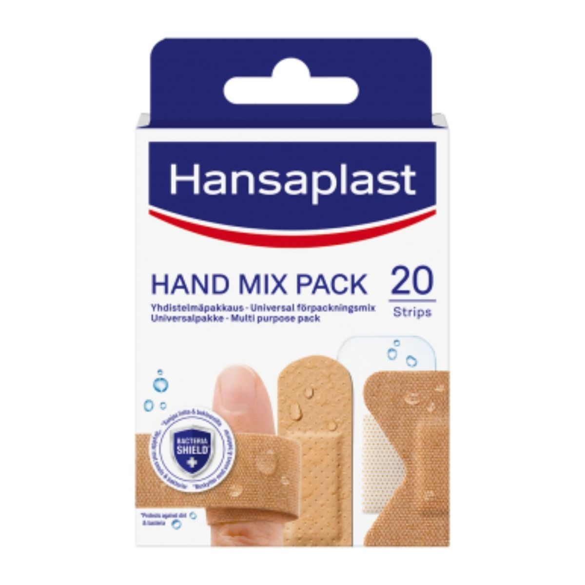 Hansaplast Hand Mix Pack 20 kpl